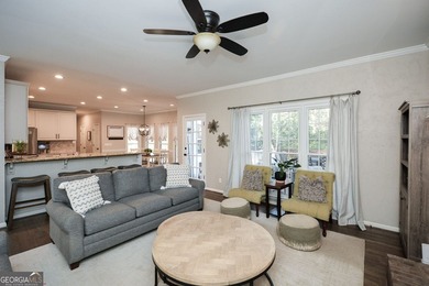 Imagine pulling into the driveway of a stunning traditional on Canongate At Eagle Watch Golf Club in Georgia - for sale on GolfHomes.com, golf home, golf lot