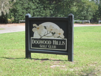 Beautiful high sloping lot overlooking the water hazard on No. 1 on Dogwood Hills Country Club in South Carolina - for sale on GolfHomes.com, golf home, golf lot