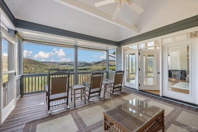 Perched high above Sapphire Valley, this stunning mountain on The Country Club of Sapphire Valley in North Carolina - for sale on GolfHomes.com, golf home, golf lot