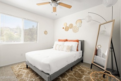 Newly renovated 2 bedroom property is perfectly nestled at the on Raven Golf Club At South Mountain in Arizona - for sale on GolfHomes.com, golf home, golf lot