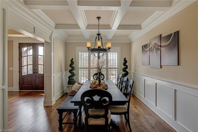 Elegant, classic, brick and stone transitional home in Salem on Salem Glen Country Club in North Carolina - for sale on GolfHomes.com, golf home, golf lot