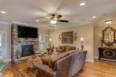 Elegant, classic, brick and stone transitional home in Salem on Salem Glen Country Club in North Carolina - for sale on GolfHomes.com, golf home, golf lot