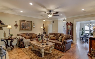 Elegant, classic, brick and stone transitional home in Salem on Salem Glen Country Club in North Carolina - for sale on GolfHomes.com, golf home, golf lot