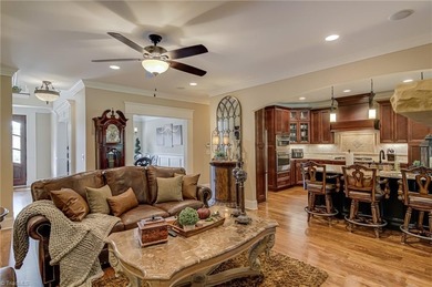 Elegant, classic, brick and stone transitional home in Salem on Salem Glen Country Club in North Carolina - for sale on GolfHomes.com, golf home, golf lot