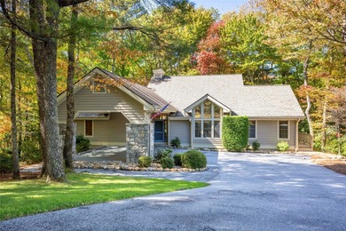 Discover easy mountain living at 242 Club Colony, a beautifully on Lake Toxaway Country Club in North Carolina - for sale on GolfHomes.com, golf home, golf lot