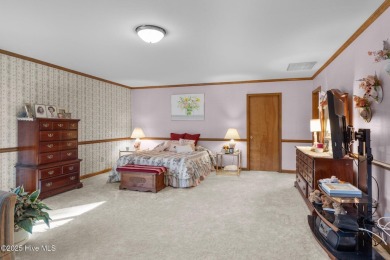 NOW AVAILABLE - GRANDIOSE, CUSTOM BUILT HOME WITH LARGE SPACES on Brandywine Bay Golf Club in North Carolina - for sale on GolfHomes.com, golf home, golf lot