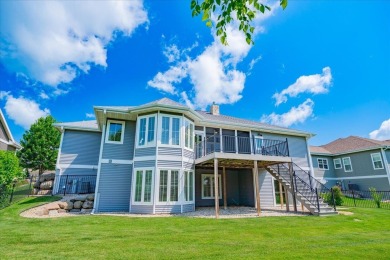 Gorgeous 5-bedroom ranch home rests on large lot in popular on Meadows of Six Mile Creek in Wisconsin - for sale on GolfHomes.com, golf home, golf lot