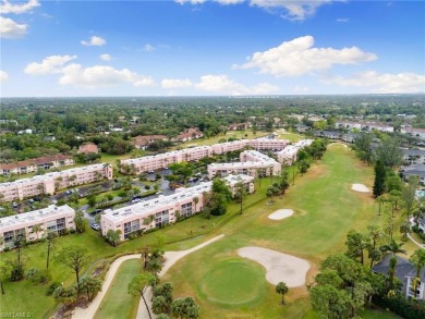 Wake up to gorgeous golf course sunsets in this furnished 2-bed on Quail Run Golf Club In Naples in Florida - for sale on GolfHomes.com, golf home, golf lot