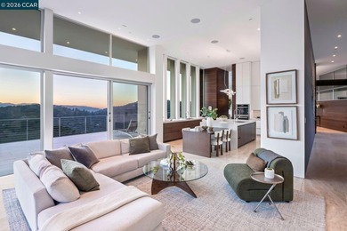 This Swatt-Miers home is impeccably appointed and commands on Orinda Country Club in California - for sale on GolfHomes.com, golf home, golf lot