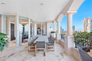 JAW-DROPPING FISHER ISLAND PENTHOUSE CURATED BY ELITE INTERIOR on Fisher Island Club in Florida - for sale on GolfHomes.com, golf home, golf lot