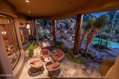 Set within the gated enclave of Pinnacle Canyon at Troon North on Troon North Golf Club  in Arizona - for sale on GolfHomes.com, golf home, golf lot