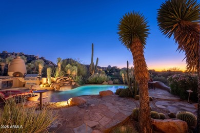 Set within the gated enclave of Pinnacle Canyon at Troon North on Troon North Golf Club  in Arizona - for sale on GolfHomes.com, golf home, golf lot