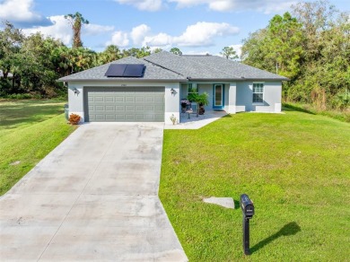 MOVE-IN READY | SOLAR-POWERED | ENERGY-EFFICIENT | NORTH PORT on Bobcat Trail Golf Club in Florida - for sale on GolfHomes.com, golf home, golf lot