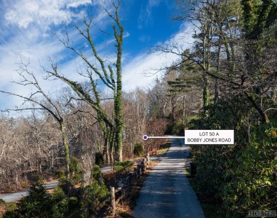 This 2.1-acre lot offers big views, and an installed septic, and on Highlands Country Club in North Carolina - for sale on GolfHomes.com, golf home, golf lot