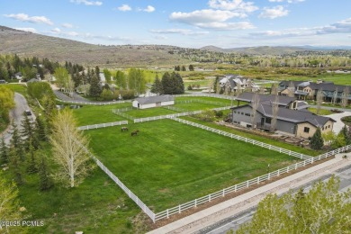 Set on a rare, flat 0.42-acre parcel in the heart of Park City on Park City Golf Course in Utah - for sale on GolfHomes.com, golf home, golf lot