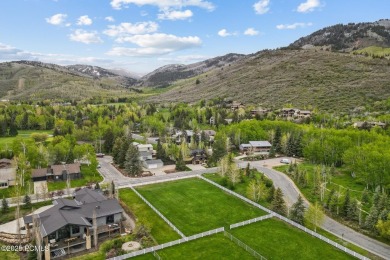 Set on a rare, flat 0.42-acre parcel in the heart of Park City on Park City Golf Course in Utah - for sale on GolfHomes.com, golf home, golf lot