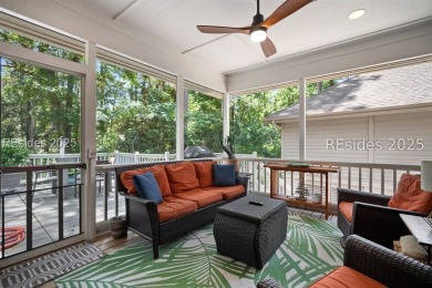 This beautifully maintained home offers the epitome of coastal on Sea Pines Golf and Resort  in South Carolina - for sale on GolfHomes.com, golf home, golf lot
