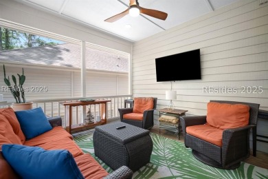 This beautifully maintained home offers the epitome of coastal on Sea Pines Golf and Resort  in South Carolina - for sale on GolfHomes.com, golf home, golf lot