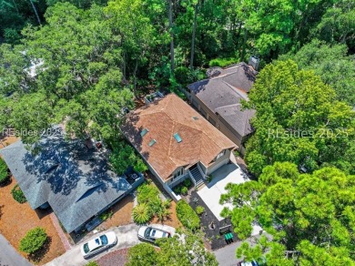 This beautifully maintained home offers the epitome of coastal on Sea Pines Golf and Resort  in South Carolina - for sale on GolfHomes.com, golf home, golf lot