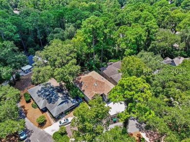 This beautifully maintained home offers the epitome of coastal on Sea Pines Golf and Resort  in South Carolina - for sale on GolfHomes.com, golf home, golf lot