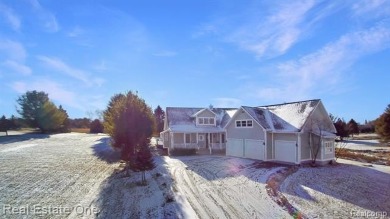 Custom Craftsman 1 1/2 Story home in a picturesque setting on on Springport Hills Golf Course in Michigan - for sale on GolfHomes.com, golf home, golf lot