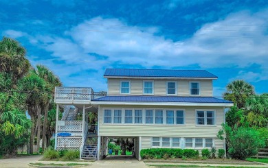 Gorgeous views from this tri-level 2nd row beach home. Lots of on The Plantation Course At Edisto in South Carolina - for sale on GolfHomes.com, golf home, golf lot