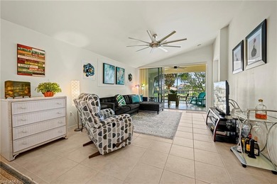 This end-unit residence offers 2 bedrooms plus a den and 2 full on Colonial Country Club in Florida - for sale on GolfHomes.com, golf home, golf lot