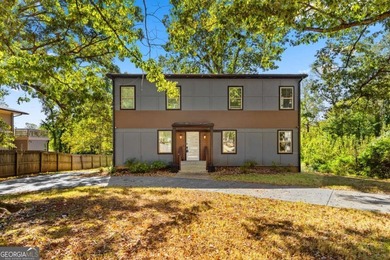 Welcome to this stunning contemporary home in sought-after East on East Lake Golf Club in Georgia - for sale on GolfHomes.com, golf home, golf lot