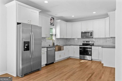 Welcome to this stunning contemporary home in sought-after East on East Lake Golf Club in Georgia - for sale on GolfHomes.com, golf home, golf lot