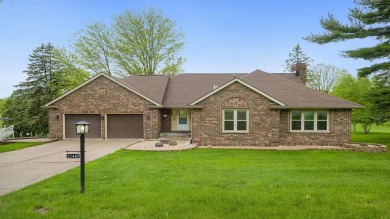 Beautiful all brick ranch home, nestled on the 15th hole in The on Ledges Golf Course in Illinois - for sale on GolfHomes.com, golf home, golf lot