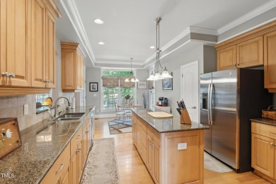 Perfectly positioned on a premium golf course lot overlooking on The Preserve At Jordan Lake Golf Club in North Carolina - for sale on GolfHomes.com, golf home, golf lot