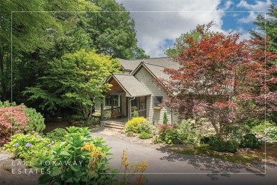This one-of-a-kind, beautifully maintained four-bedroom on Lake Toxaway Country Club in North Carolina - for sale on GolfHomes.com, golf home, golf lot