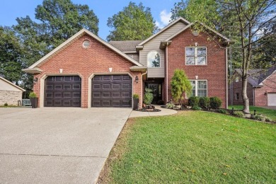 This pristine custom built home is located in the gated on Christmas Lake Golf Course in Indiana - for sale on GolfHomes.com, golf home, golf lot