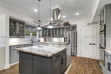 Welcome to 25 Martingale E. This stately property sits behind on Belfair Golf Club in South Carolina - for sale on GolfHomes.com, golf home, golf lot