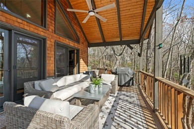 Enjoy the best of mountain living in this beautifully updated on Sapphire National Golf Club in North Carolina - for sale on GolfHomes.com, golf home, golf lot