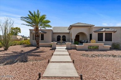 Exquisite luxury living awaits in this stunning 5 bedroom plus on Desert Canyon Golf Club in Arizona - for sale on GolfHomes.com, golf home, golf lot