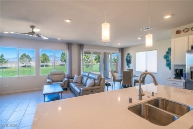 Stunning single-story Marigold floorplan located on the golf on Mountain Falls Golf Course in Nevada - for sale on GolfHomes.com, golf home, golf lot