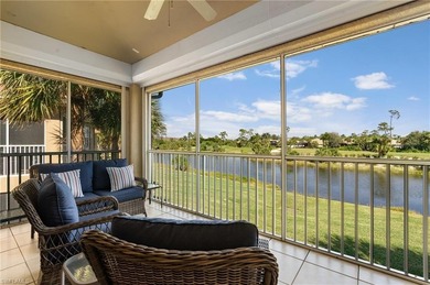 Second-floor end unit with a peaceful lake view and extra on The Club At Grandezza in Florida - for sale on GolfHomes.com, golf home, golf lot
