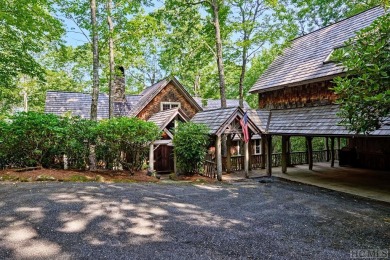 Located within the prestigious Wade Hampton Golf Club, this home on Headwaters Golf Club in North Carolina - for sale on GolfHomes.com, golf home, golf lot