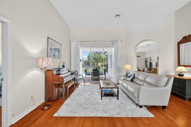 Welcome to this beautifully landscaped Scarsborough model pool on Monarch At Royal Highlands in Florida - for sale on GolfHomes.com, golf home, golf lot