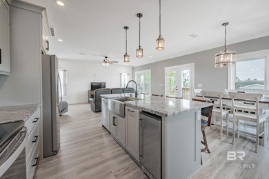 This Gold Fortified beach home, built in 2023, is just a short on Kiva Dunes Golf Club in Alabama - for sale on GolfHomes.com, golf home, golf lot