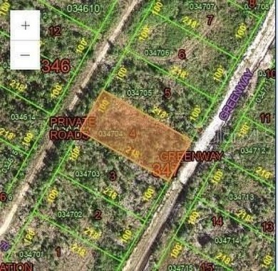 This lot is located conveniently in the heart of Florida WITH on Indian Lake Estates Golf and Country Club in Florida - for sale on GolfHomes.com, golf home, golf lot