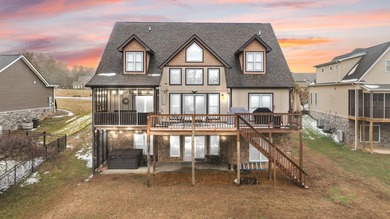 Luxury custom built lake lodge nestled alongside the shore of on Woodson Bend Resort in Kentucky - for sale on GolfHomes.com, golf home, golf lot