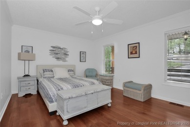 Appraised for $615k. This deceptively large lake front home has on Carolina Trace Country Club in North Carolina - for sale on GolfHomes.com, golf home, golf lot