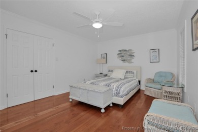 Appraised for $615k. This deceptively large lake front home has on Carolina Trace Country Club in North Carolina - for sale on GolfHomes.com, golf home, golf lot