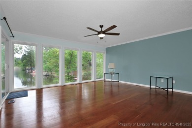 Appraised for $615k. This deceptively large lake front home has on Carolina Trace Country Club in North Carolina - for sale on GolfHomes.com, golf home, golf lot