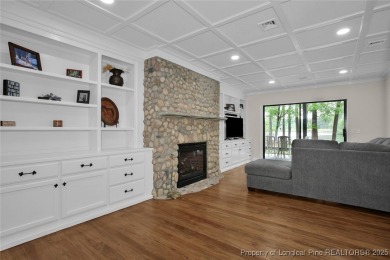 Appraised for $615k. This deceptively large lake front home has on Carolina Trace Country Club in North Carolina - for sale on GolfHomes.com, golf home, golf lot