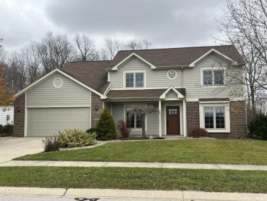 You could make this contemporary four bedroom home yours for the on Cobblestone Golf Course in Indiana - for sale on GolfHomes.com, golf home, golf lot