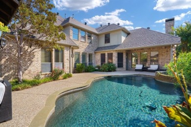 Experience resort-style living in this stunning custom built 5 on The Trails of Frisco Golf Club in Texas - for sale on GolfHomes.com, golf home, golf lot