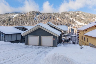 This exceptional level-entry, three-story chalet, nestled along on  in  - for sale on GolfHomes.com, golf home, golf lot